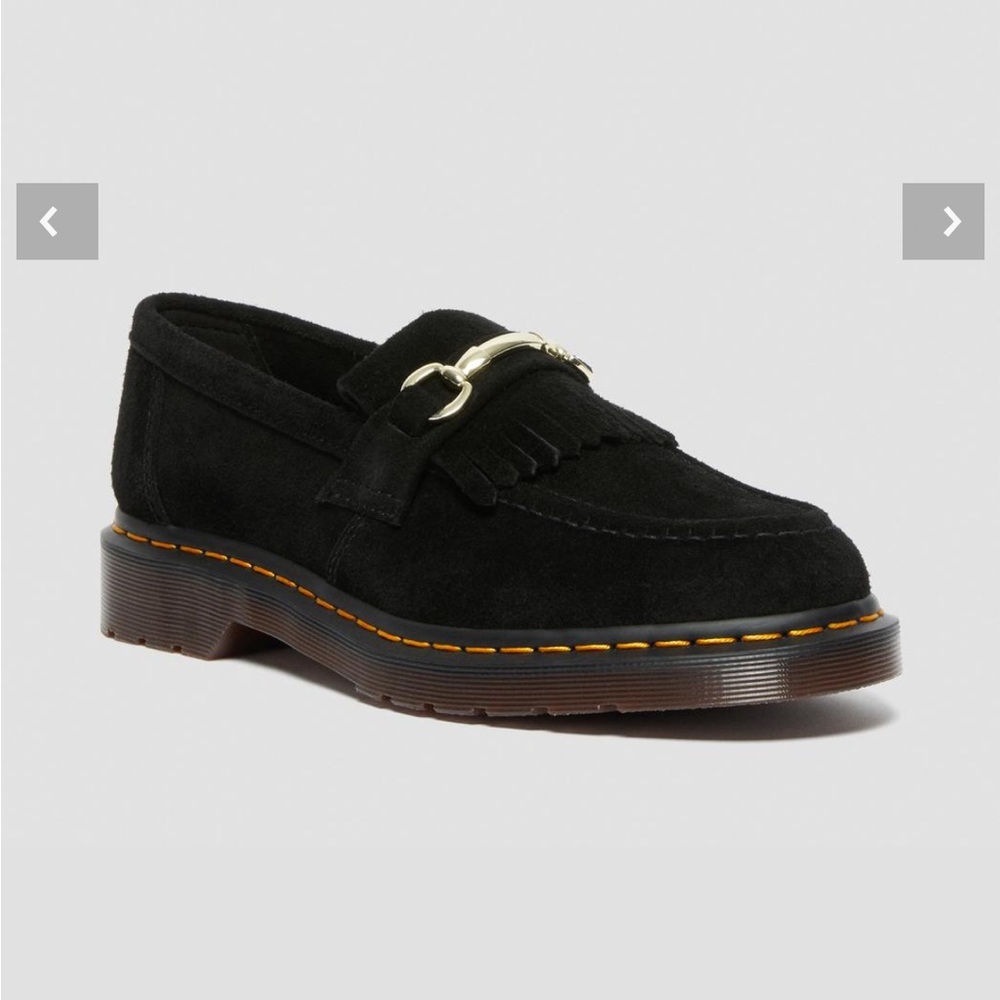 DOC MARTENS ADRIAN SNAFFLE SUEDE LOAFERS